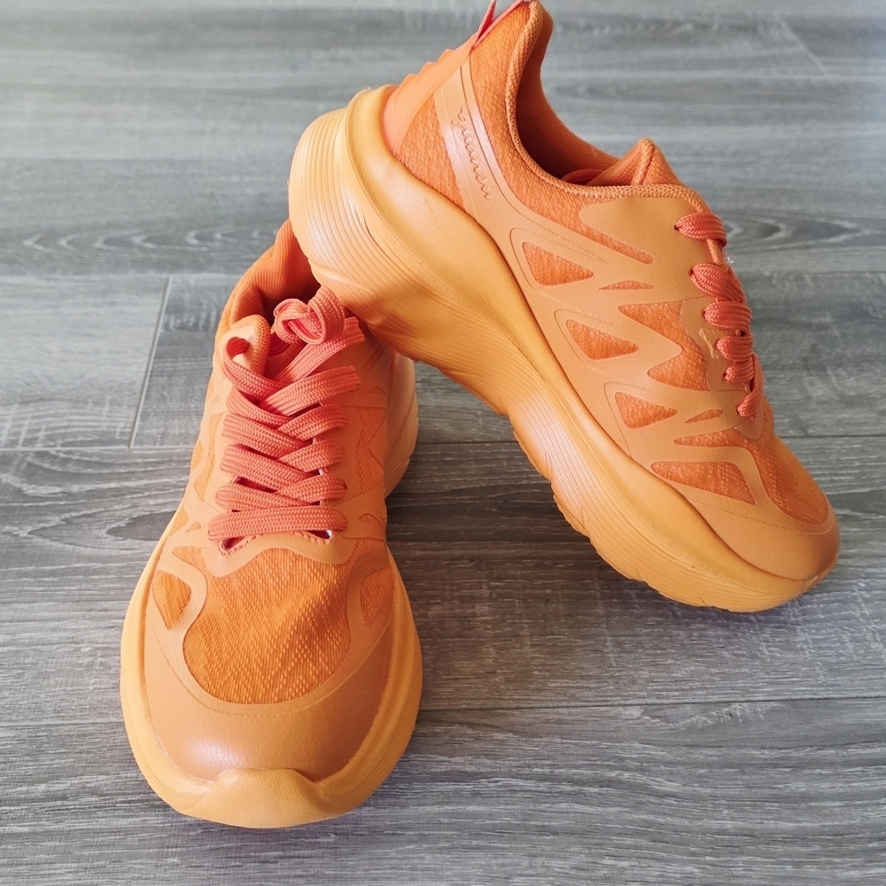 🆕️Vibrant Orange Athletic Sneakers - Picture 2 of 5